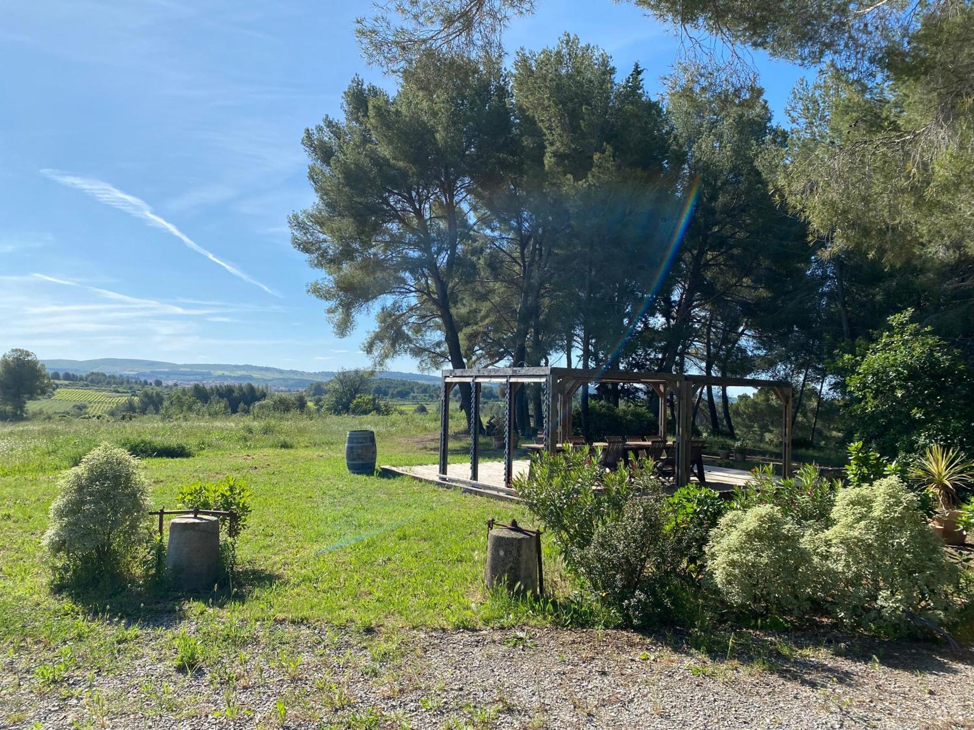Domaine De Fondouce Bed & Breakfast Villeveyrac Exterior foto